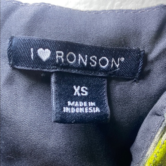 Elegant Asymmetrical Dress in Yellow and Black - Picture 2 of 7